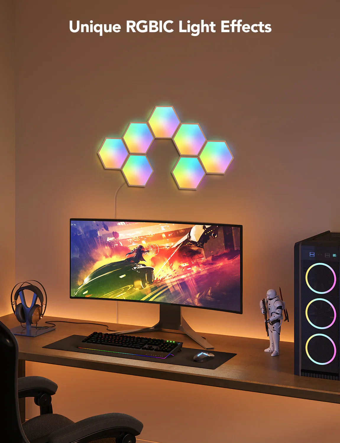 Govee Glide Hexa Light Panels - Image 3