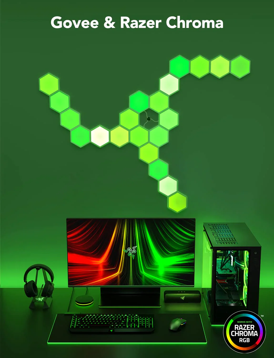 Govee Glide Hexa Light Panels - Image 6