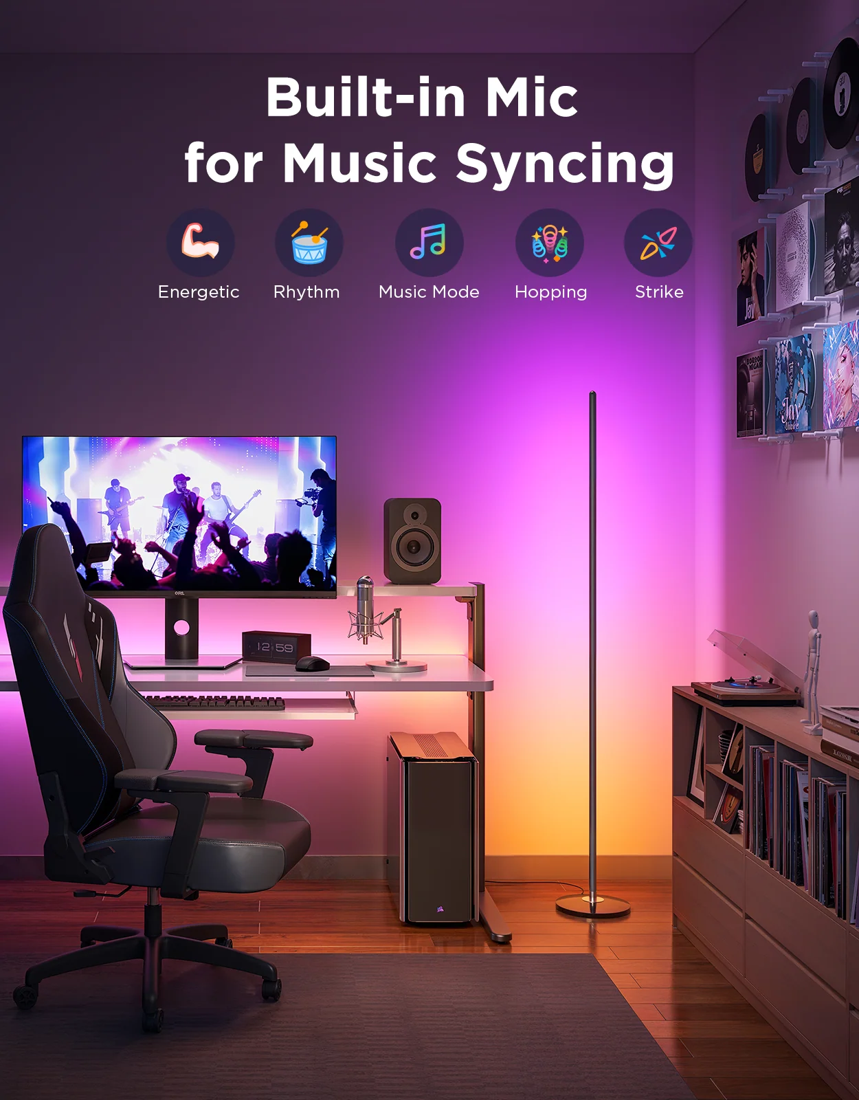 Govee RGBICW Smart Floor Lamp Basic - Image 8